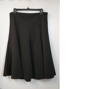 Vince Camuto black flared skirt